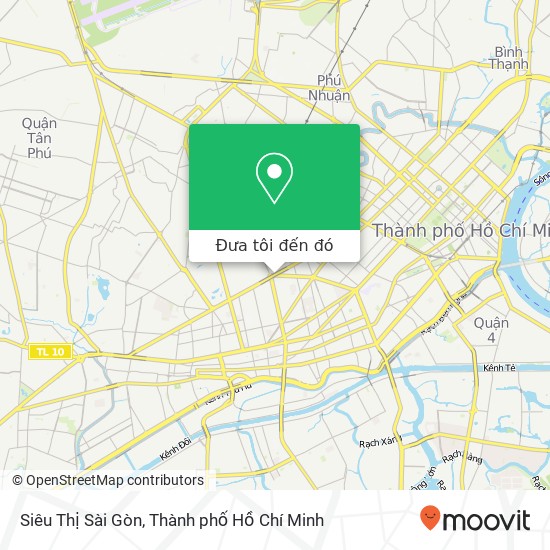 Bản đồ Siêu Thị Sài Gòn, ĐƯỜNG 3 Tháng 2 Quận 10, Thành Phố Hồ Chí Minh