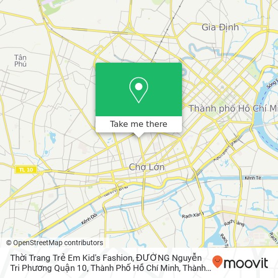 Bản đồ Thời Trang Trẻ Em Kid's Fashion, ĐƯỜNG Nguyễn Tri Phương Quận 10, Thành Phố Hồ Chí Minh