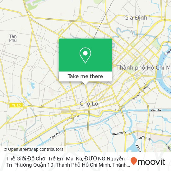 Bản đồ Thế Giới Đồ Chơi Trẻ Em Mai Ka, ĐƯỜNG Nguyễn Tri Phương Quận 10, Thành Phố Hồ Chí Minh
