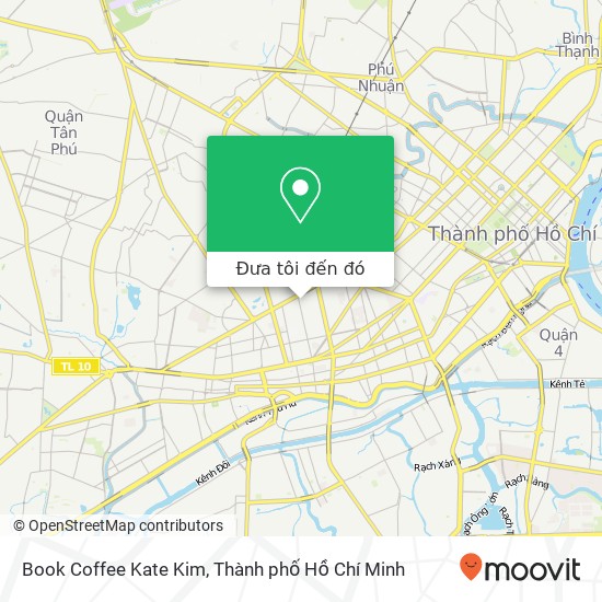 Bản đồ Book Coffee Kate Kim, 548 ĐƯỜNG Bà Hạt Quận 10, Thành Phố Hồ Chí Minh