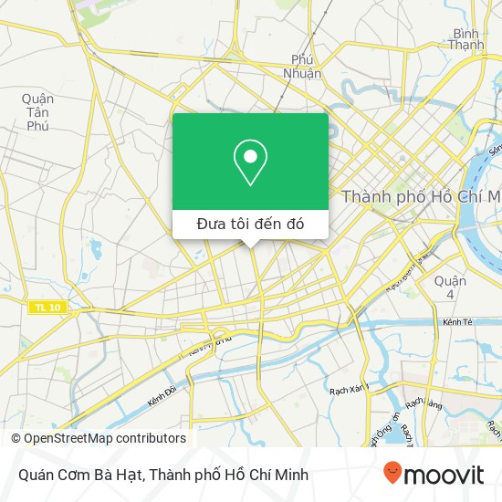 Bản đồ Quán Cơm Bà Hạt, 437 ĐƯỜNG Bà Hạt Quận 10, Thành Phố Hồ Chí Minh