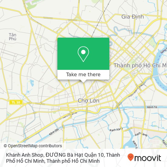 Bản đồ Khánh Anh Shop, ĐƯỜNG Bà Hạt Quận 10, Thành Phố Hồ Chí Minh
