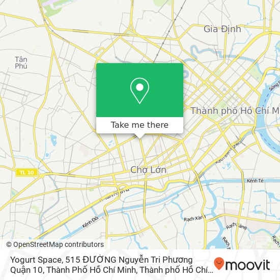 Bản đồ Yogurt Space, 515 ĐƯỜNG Nguyễn Tri Phương Quận 10, Thành Phố Hồ Chí Minh