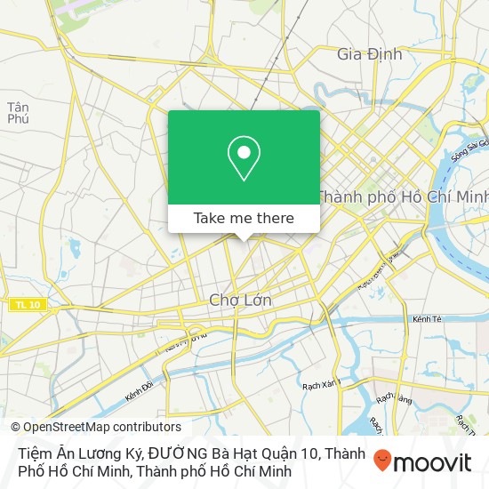 Bản đồ Tiệm Ăn Lương Ký, ĐƯỜNG Bà Hạt Quận 10, Thành Phố Hồ Chí Minh