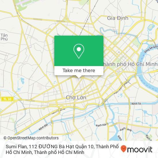 Bản đồ Sumi Flan, 112 ĐƯỜNG Bà Hạt Quận 10, Thành Phố Hồ Chí Minh