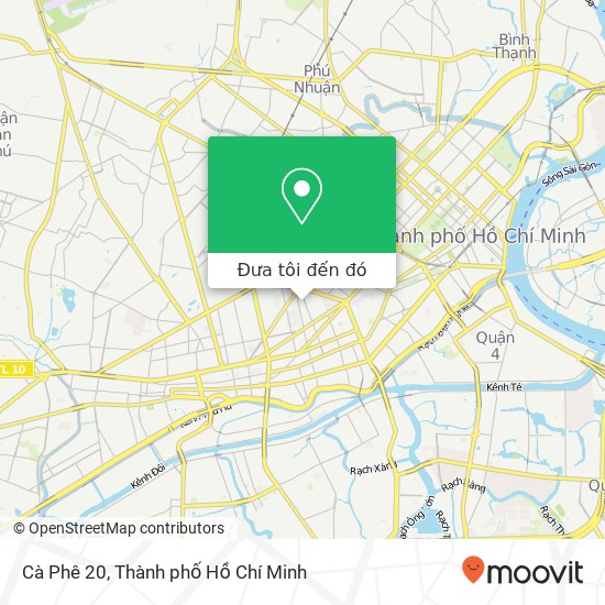 Bản đồ Cà Phê 20, 20 ĐƯỜNG Vĩnh Viễn Quận 10, Thành Phố Hồ Chí Minh