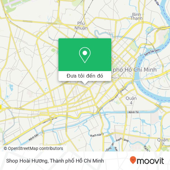 Bản đồ Shop Hoài Hương, ĐƯỜNG Nguyễn Đình Chiểu Quận 3, Thành Phố Hồ Chí Minh