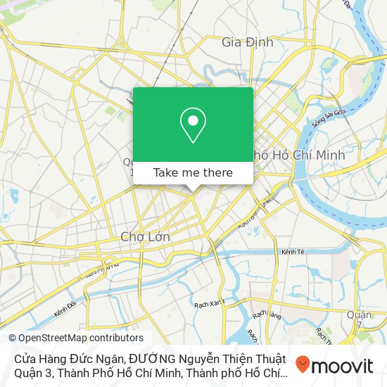 Bản đồ Cửa Hàng Đức Ngân, ĐƯỜNG Nguyễn Thiện Thuật Quận 3, Thành Phố Hồ Chí Minh