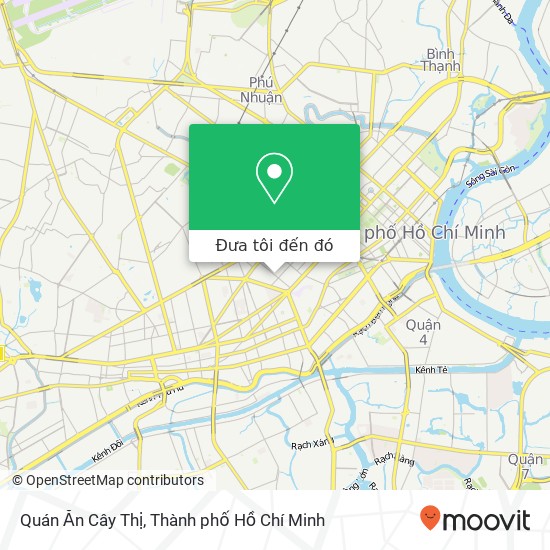 Bản đồ Quán Ăn Cây Thị, ĐƯỜNG Nguyễn Thiện Thuật Quận 3, Thành Phố Hồ Chí Minh