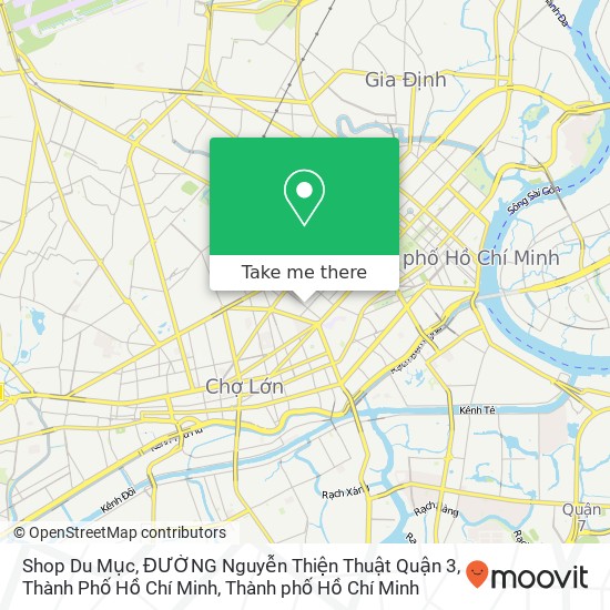 Bản đồ Shop Du Mục, ĐƯỜNG Nguyễn Thiện Thuật Quận 3, Thành Phố Hồ Chí Minh