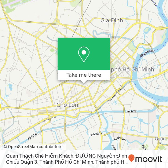 Bản đồ Quán Thạch Chè Hiểm Khách, ĐƯỜNG Nguyễn Đình Chiểu Quận 3, Thành Phố Hồ Chí Minh