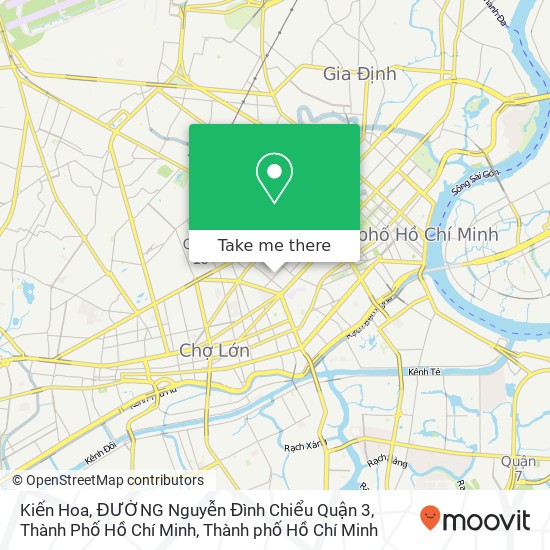 Bản đồ Kiến Hoa, ĐƯỜNG Nguyễn Đình Chiểu Quận 3, Thành Phố Hồ Chí Minh