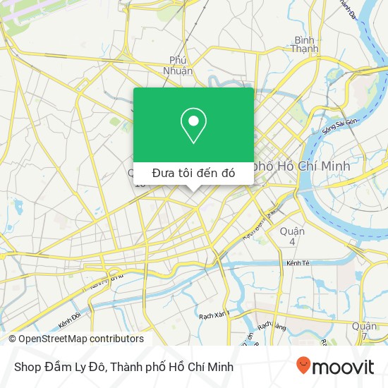 Bản đồ Shop Đầm Ly Đô, ĐƯỜNG Nguyễn Đình Chiểu Quận 3, Thành Phố Hồ Chí Minh