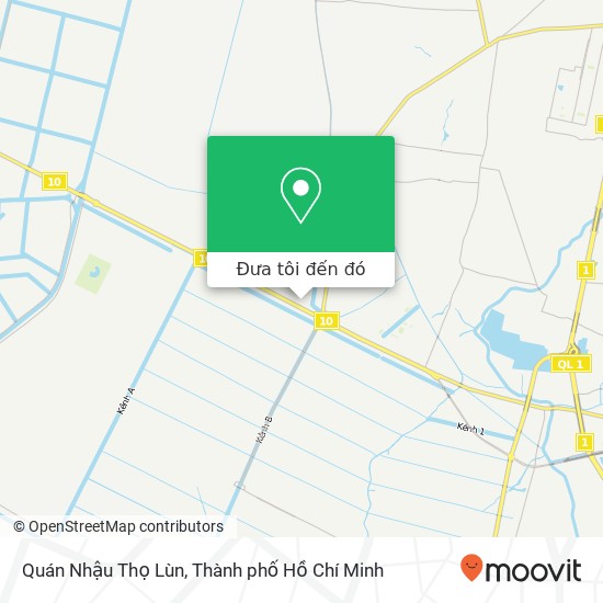Bản đồ Quán Nhậu Thọ Lùn, Huyện Bình Chánh, Thành Phố Hồ Chí Minh