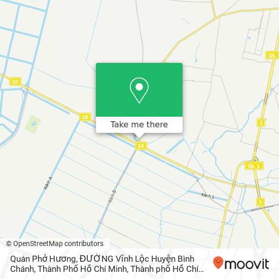 Bản đồ Quán Phở Hương, ĐƯỜNG Vĩnh Lộc Huyện Bình Chánh, Thành Phố Hồ Chí Minh