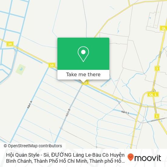 Bản đồ Hội Quán Style - Sii, ĐƯỜNG Láng Le-Bàu Cò Huyện Bình Chánh, Thành Phố Hồ Chí Minh