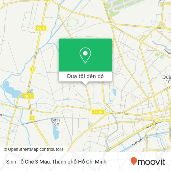 Bản đồ Sinh Tố Chè 3 Màu, 237 ĐƯỜNG Phan Anh Quận Bình Tân, Thành Phố Hồ Chí Minh