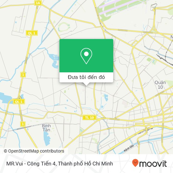 Bản đồ MR.Vui - Công Tiến 4, 260 ĐƯỜNG Hòa Bình Quận Tân Phú, Thành Phố Hồ Chí Minh