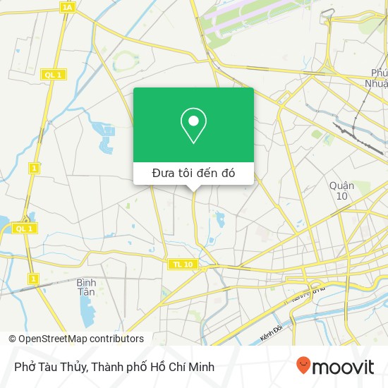 Bản đồ Phở Tàu Thủy, 295 ĐƯỜNG Lũy Bán Bích Quận Tân Phú, Thành Phố Hồ Chí Minh