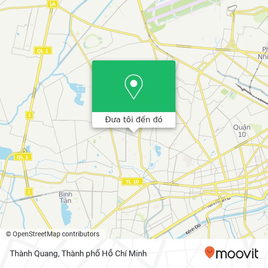Bản đồ Thành Quang, 68 ĐƯỜNG Cây Keo Quận Tân Phú, Thành Phố Hồ Chí Minh