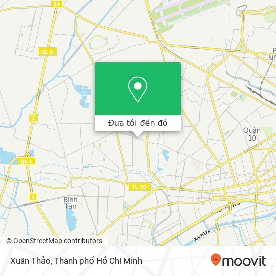 Bản đồ Xuân Thảo, 224 ĐƯỜNG Hòa Bình Quận Tân Phú, Thành Phố Hồ Chí Minh
