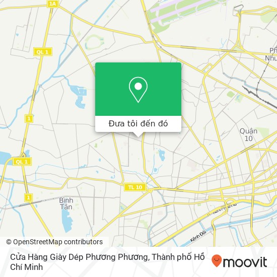 Bản đồ Cửa Hàng Giày Dép Phương Phương, ĐƯỜNG Cây Keo Quận Tân Phú, Thành Phố Hồ Chí Minh