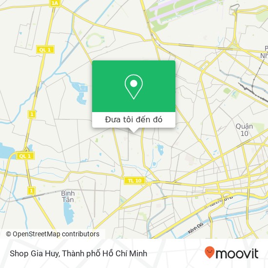 Bản đồ Shop Gia Huy, 214 ĐƯỜNG Hòa Bình Quận Tân Phú, Thành Phố Hồ Chí Minh