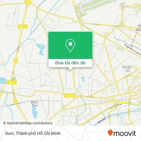 Bản đồ Sum, 64 ĐƯỜNG Cây Keo Quận Tân Phú, Thành Phố Hồ Chí Minh