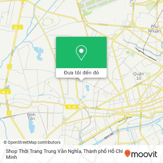 Bản đồ Shop Thời Trang Trung Văn Nghĩa, 118 ĐƯỜNG Hòa Bình Quận Tân Phú, Thành Phố Hồ Chí Minh