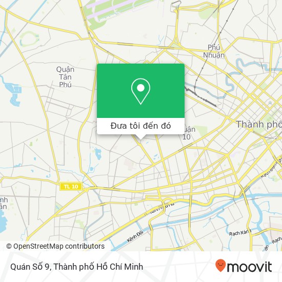 Bản đồ Quán Số 9, ĐƯỜNG Nguyễn Thị Nhỏ Quận Tân Bình, Thành Phố Hồ Chí Minh