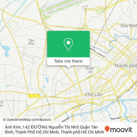 Bản đồ Ánh Kim, 142 ĐƯỜNG Nguyễn Thị Nhỏ Quận Tân Bình, Thành Phố Hồ Chí Minh