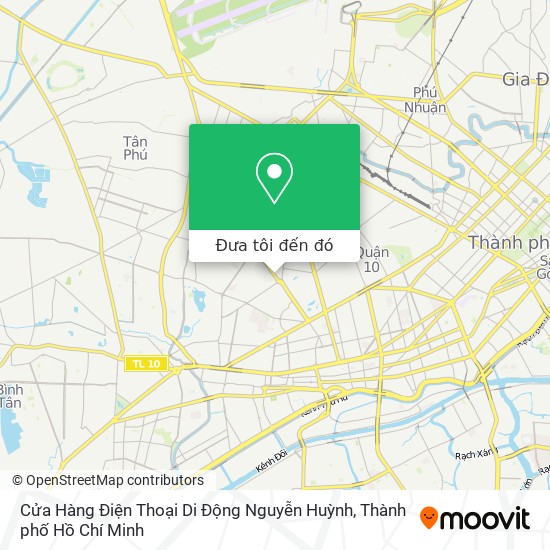 Bản đồ Cửa Hàng Điện Thoại Di Động Nguyễn Huỳnh