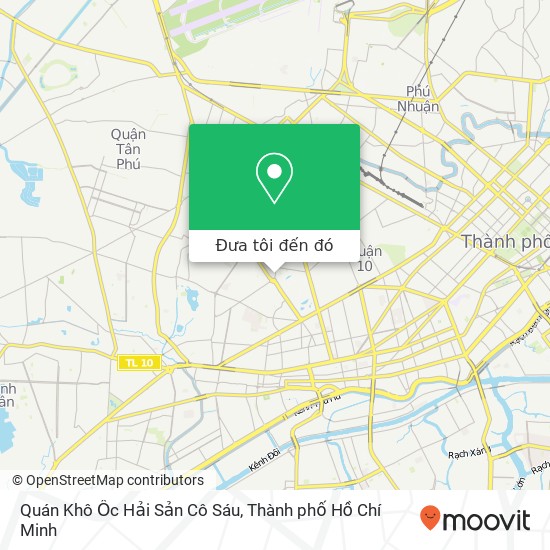 Bản đồ Quán Khô Ốc Hải Sản Cô Sáu, ĐƯỜNG Nguyễn Thị Nhỏ Quận Tân Bình, Thành Phố Hồ Chí Minh