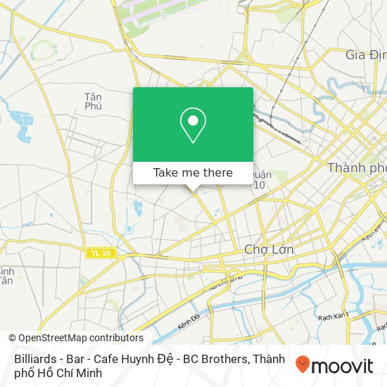 Bản đồ Billiards - Bar - Cafe Huynh Đệ - BC Brothers