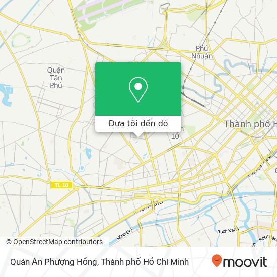 Bản đồ Quán Ăn Phượng Hồng, 36 ĐƯỜNG Lữ Gia Quận 11, Thành Phố Hồ Chí Minh