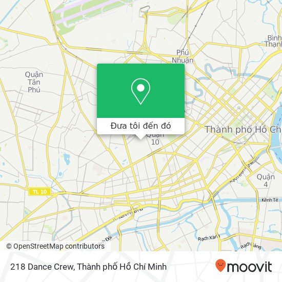 Bản đồ 218 Dance Crew, HẺM 51 Thành Thái Quận 10, Thành Phố Hồ Chí Minh