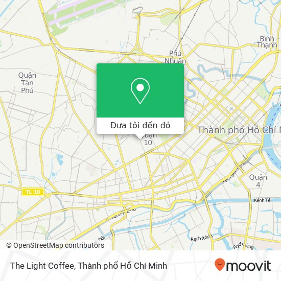 Bản đồ The Light Coffee, ĐƯỜNG Thành Thái Quận 10, Thành Phố Hồ Chí Minh