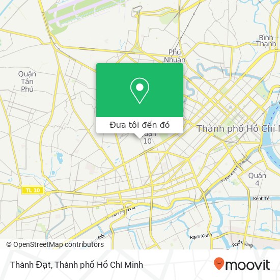 Bản đồ Thành Đạt, ĐƯỜNG Thành Thái Quận 10, Thành Phố Hồ Chí Minh