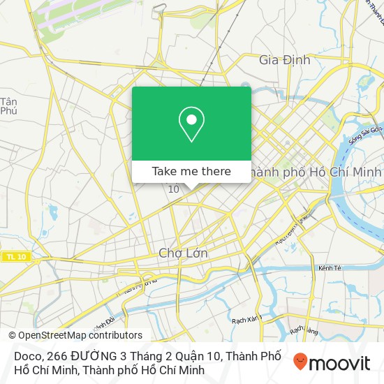 Bản đồ Doco, 266 ĐƯỜNG 3 Tháng 2 Quận 10, Thành Phố Hồ Chí Minh