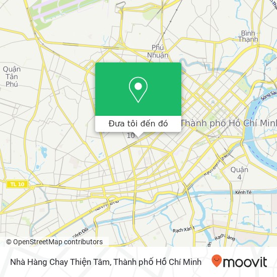 Bản đồ Nhà Hàng Chay Thiện Tâm, ĐƯỜNG Sư Vạn Hạnh Quận 10, Thành Phố Hồ Chí Minh