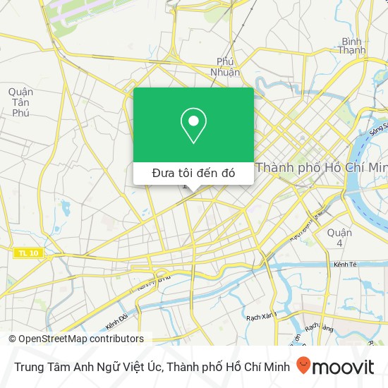 Bản đồ Trung Tâm Anh Ngữ Việt Úc, ĐƯỜNG 3 Tháng 2 Quận 10, Thành Phố Hồ Chí Minh