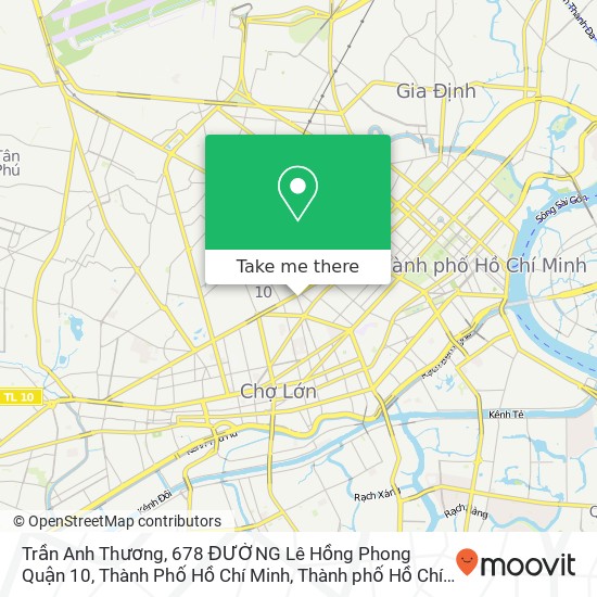 Bản đồ Trần Anh Thương, 678 ĐƯỜNG Lê Hồng Phong Quận 10, Thành Phố Hồ Chí Minh