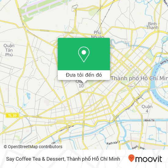 Bản đồ Say Coffee Tea & Dessert, 756 ĐƯỜNG Sư Vạn Hạnh Quận 10, Thành Phố Hồ Chí Minh