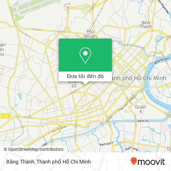 Bản đồ Băng Thành, 197 ĐƯỜNG 3 Tháng 2 Quận 10, Thành Phố Hồ Chí Minh