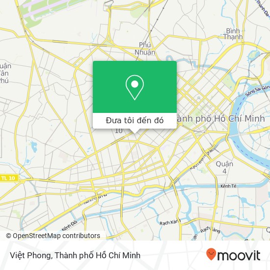 Bản đồ Việt Phong, 642 ĐƯỜNG Lê Hồng Phong Quận 10, Thành Phố Hồ Chí Minh