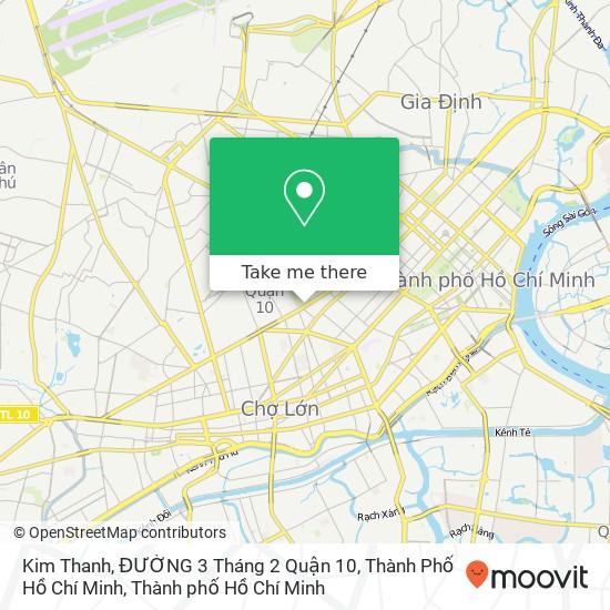 Bản đồ Kim Thanh, ĐƯỜNG 3 Tháng 2 Quận 10, Thành Phố Hồ Chí Minh