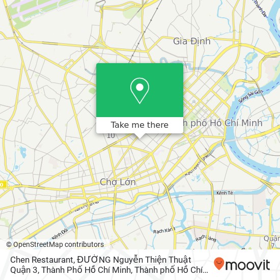 Bản đồ Chen Restaurant, ĐƯỜNG Nguyễn Thiện Thuật Quận 3, Thành Phố Hồ Chí Minh