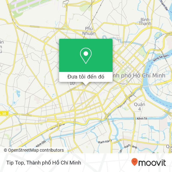 Bản đồ Tip Top, HẺM 11 Trần Minh Quyền Quận 10, Thành Phố Hồ Chí Minh