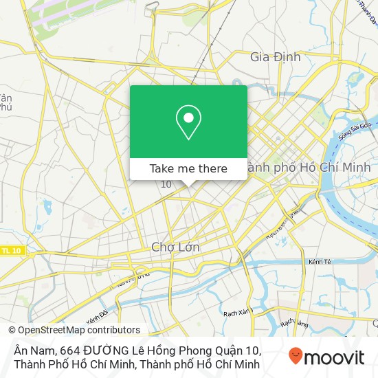 Bản đồ Ân Nam, 664 ĐƯỜNG Lê Hồng Phong Quận 10, Thành Phố Hồ Chí Minh