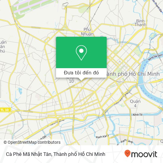 Bản đồ Cà Phê Mã Nhật Tân, ĐƯỜNG Trần Minh Quyền Quận 10, Thành Phố Hồ Chí Minh